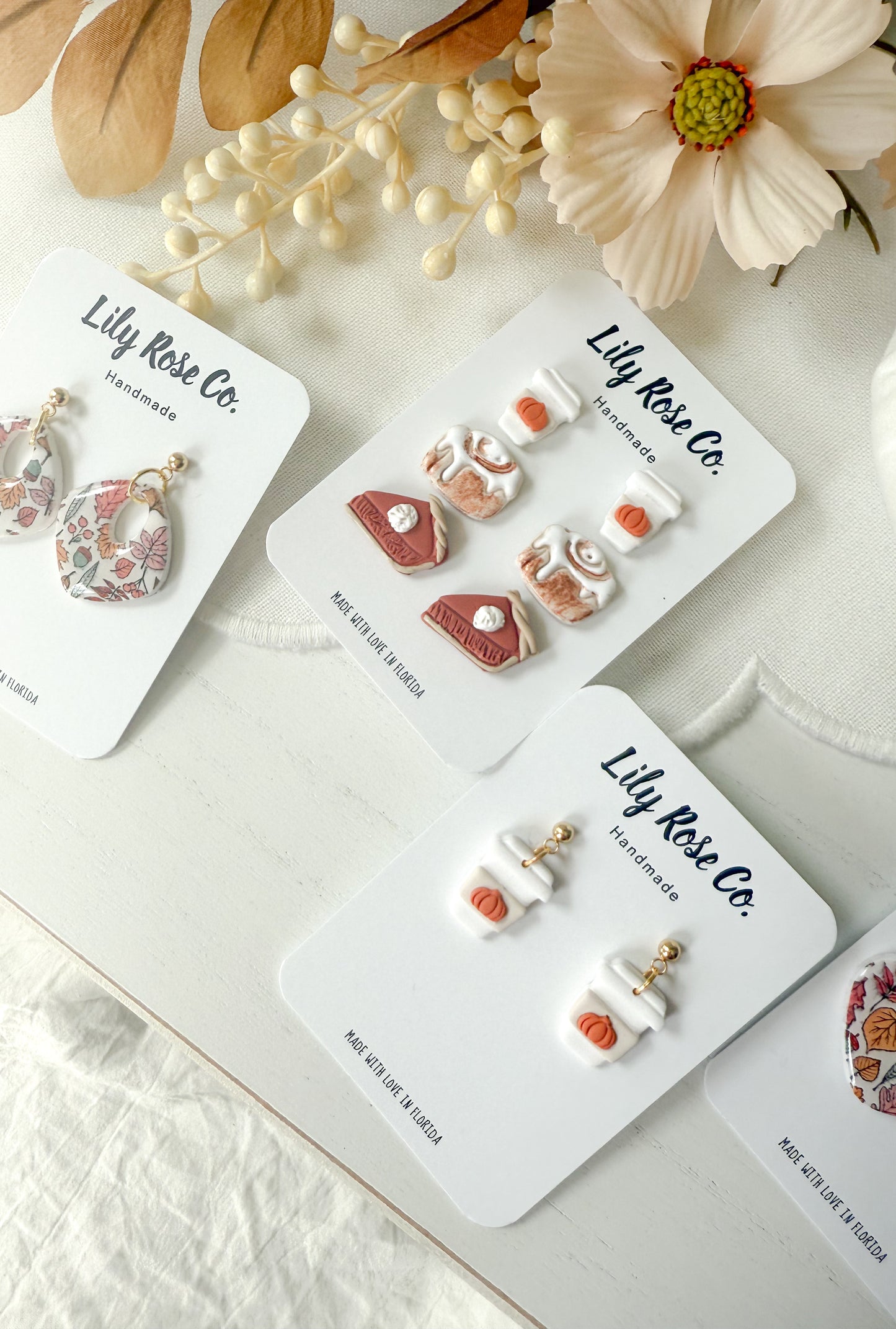 Pumpkin Coffee Cup Dangle
