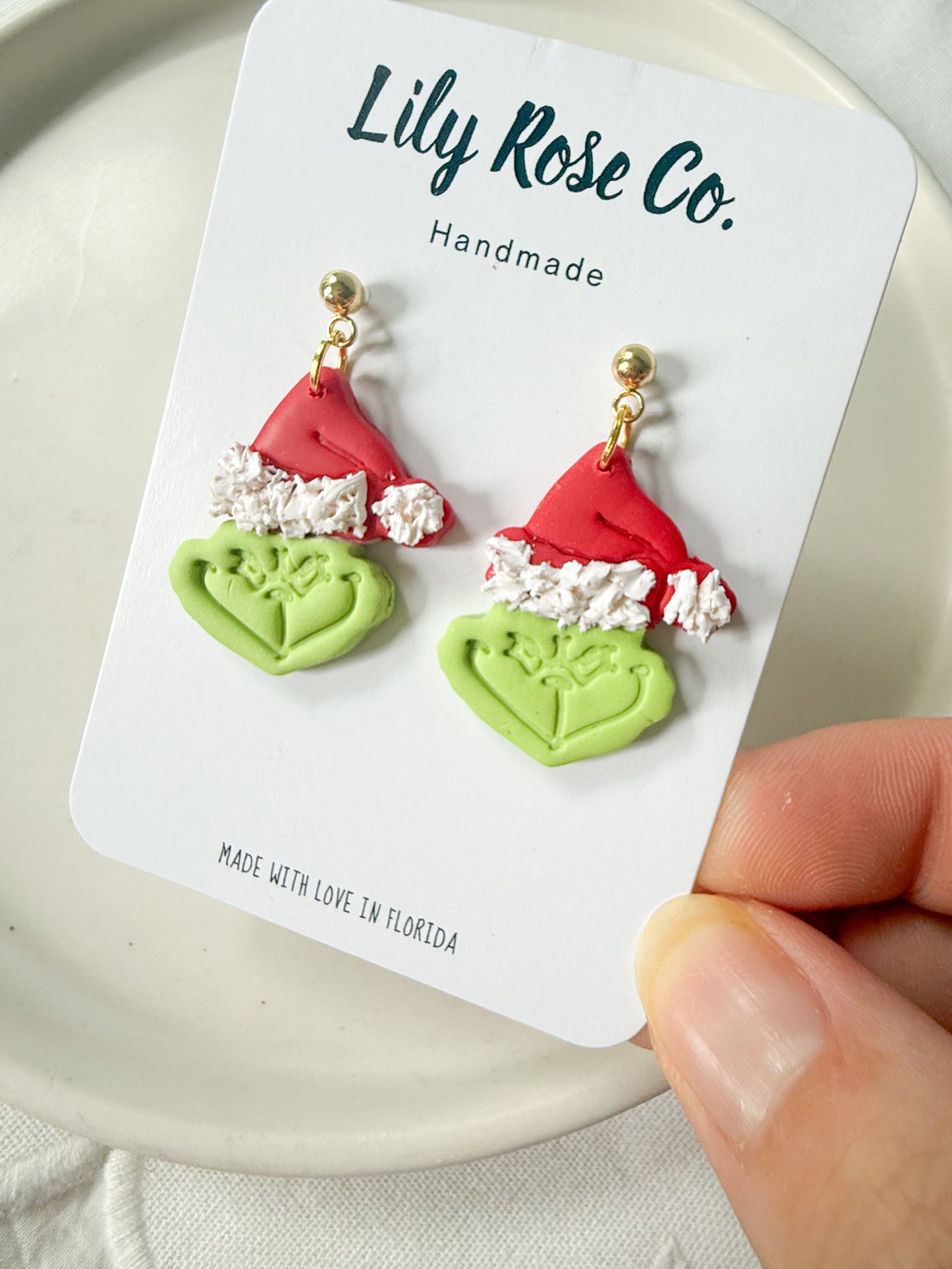 Grinch Earrings