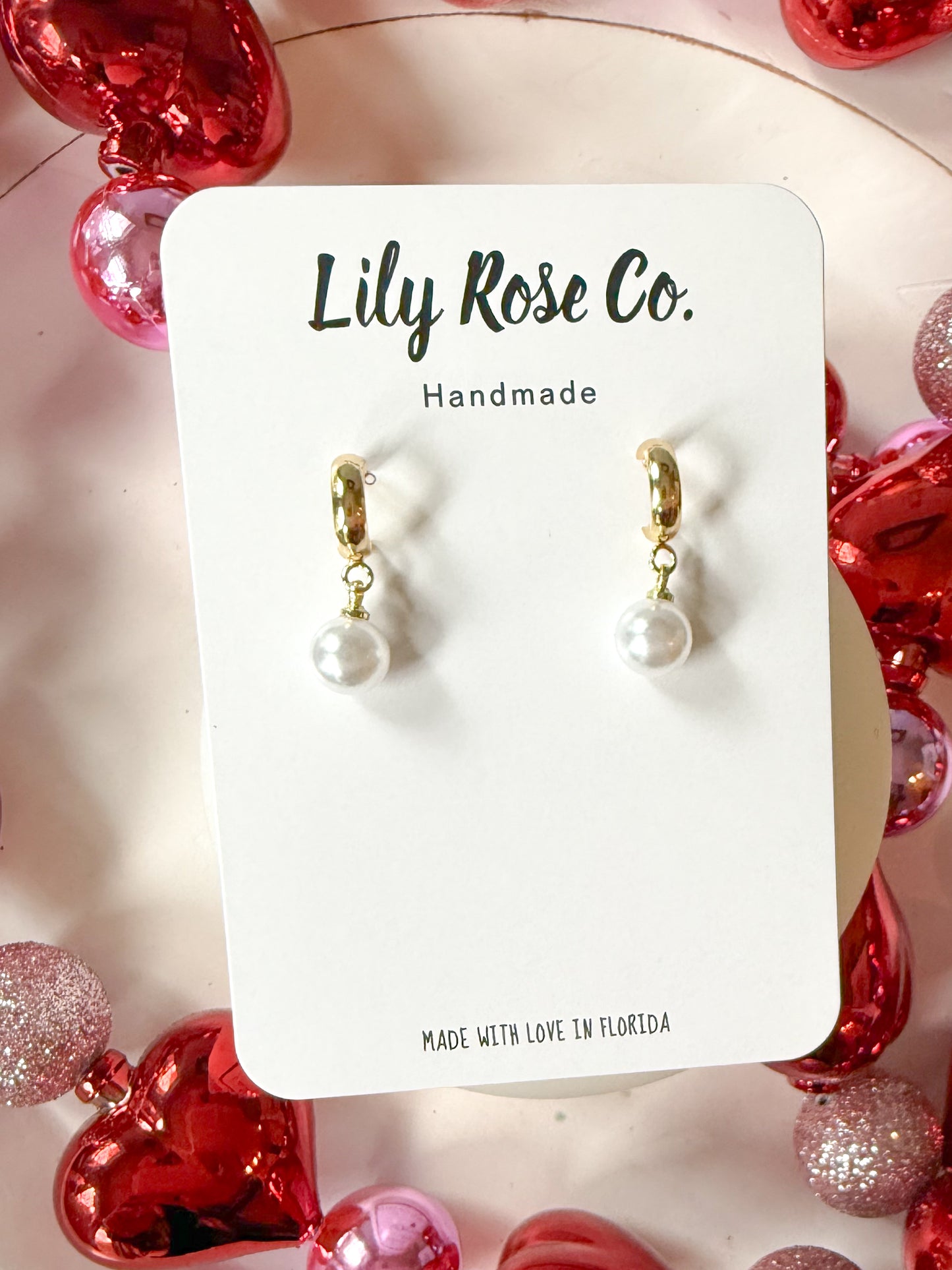 Dainty Gold Pearls