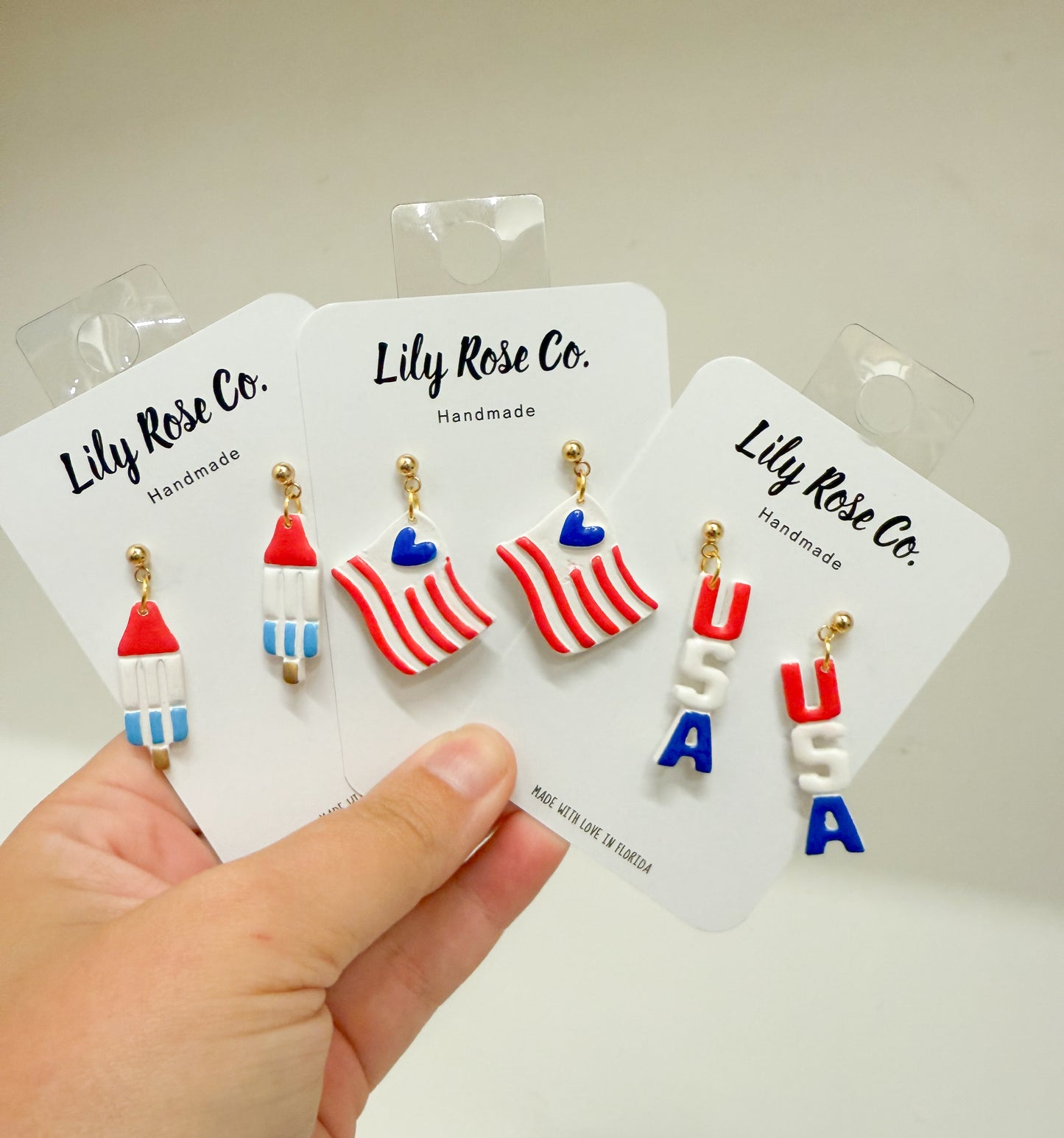 Red, white and Blue