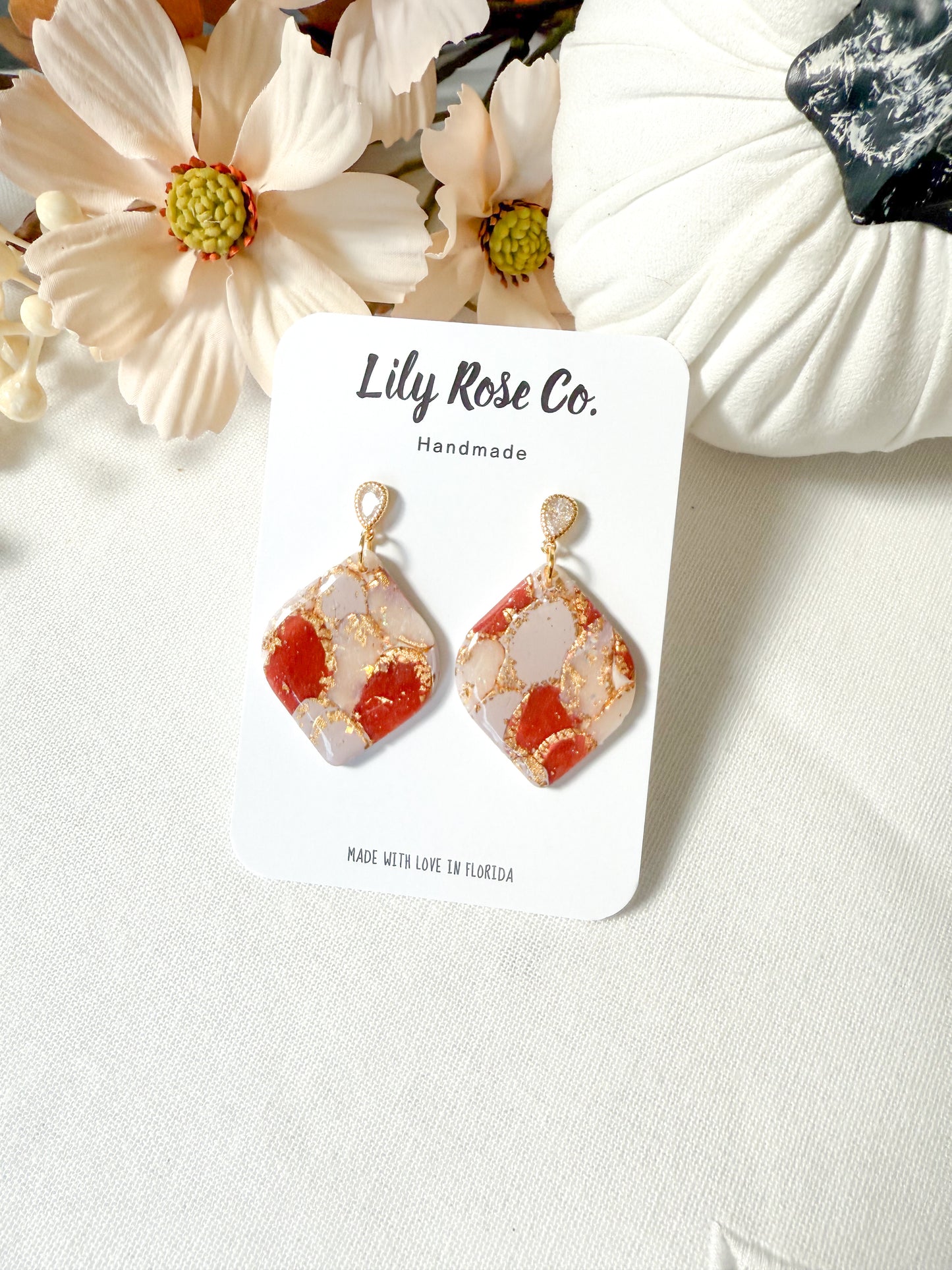 Fall Stone Mix Dangles