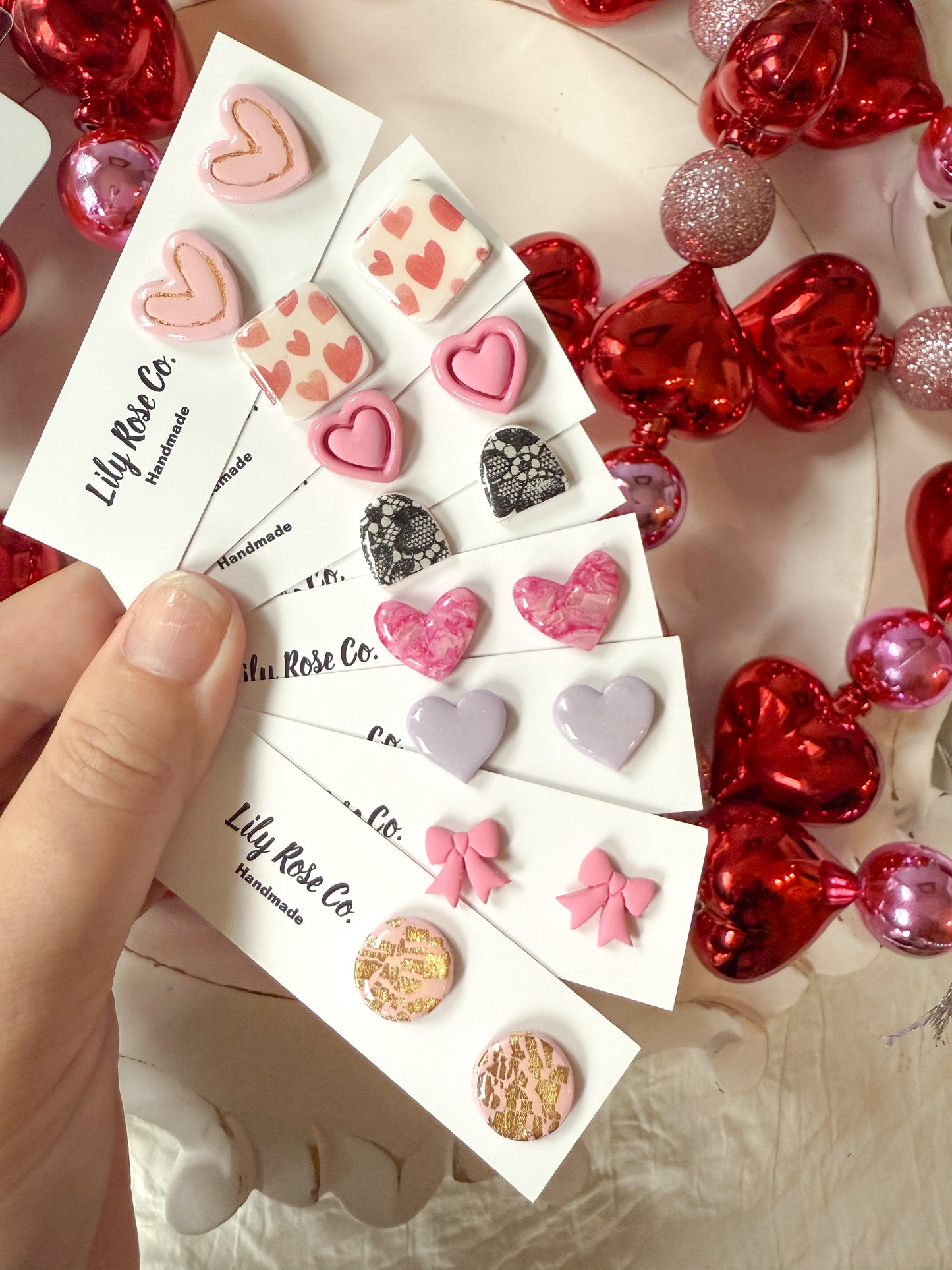 Valentine Studs (1 Pair)