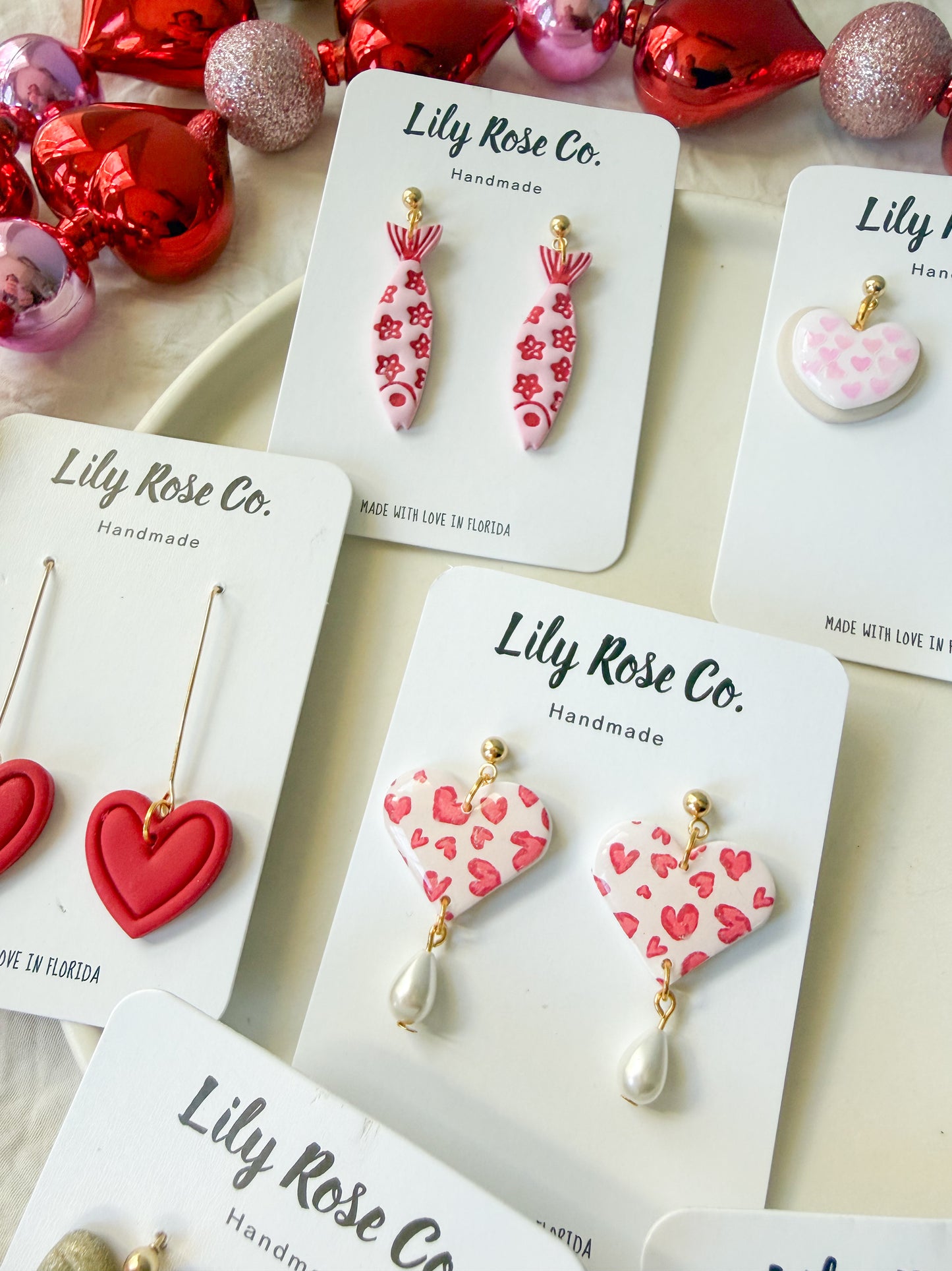 Pink and Red Sardine Flower Fish