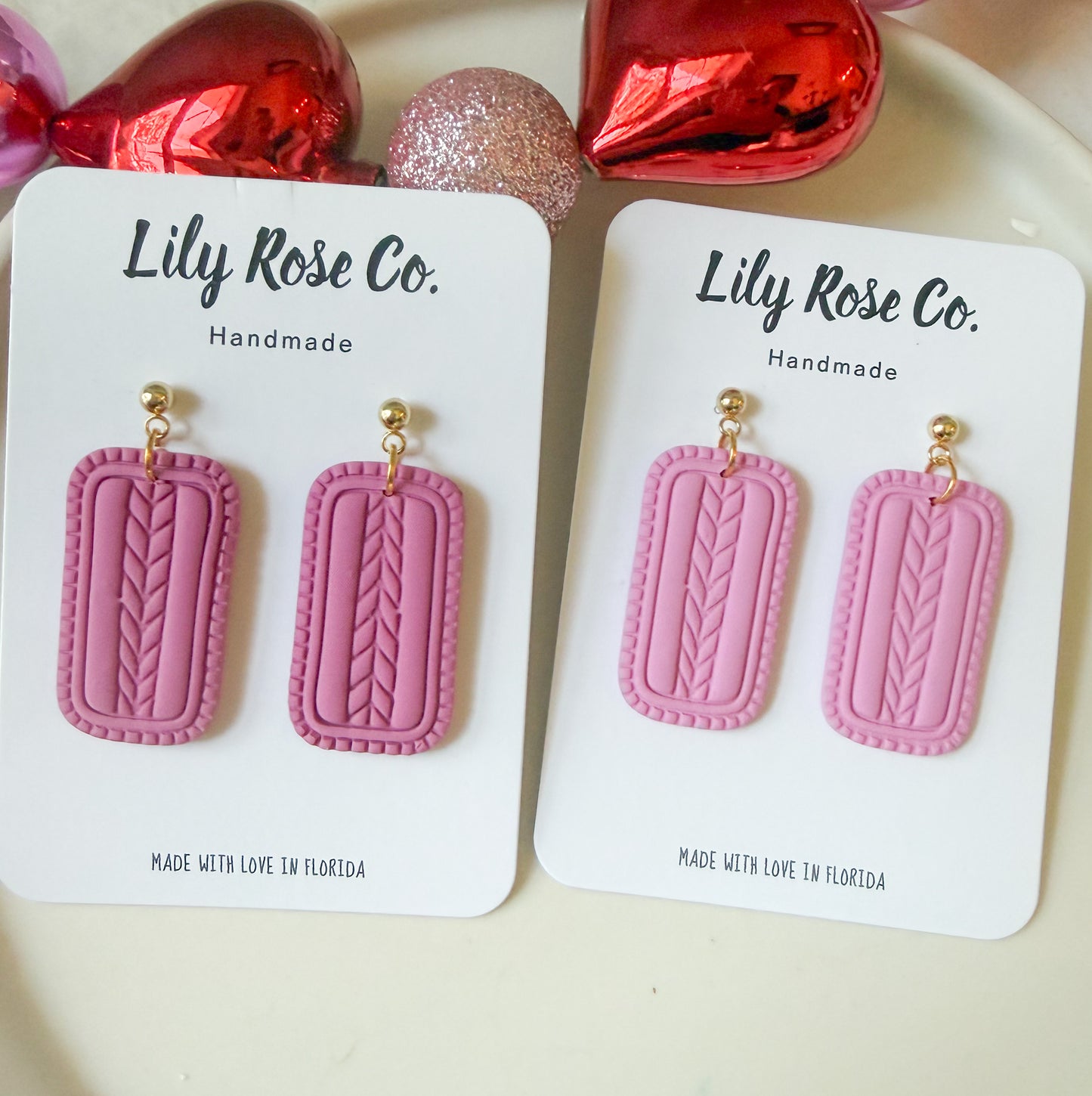 Textured Rectangles ( Pinks)