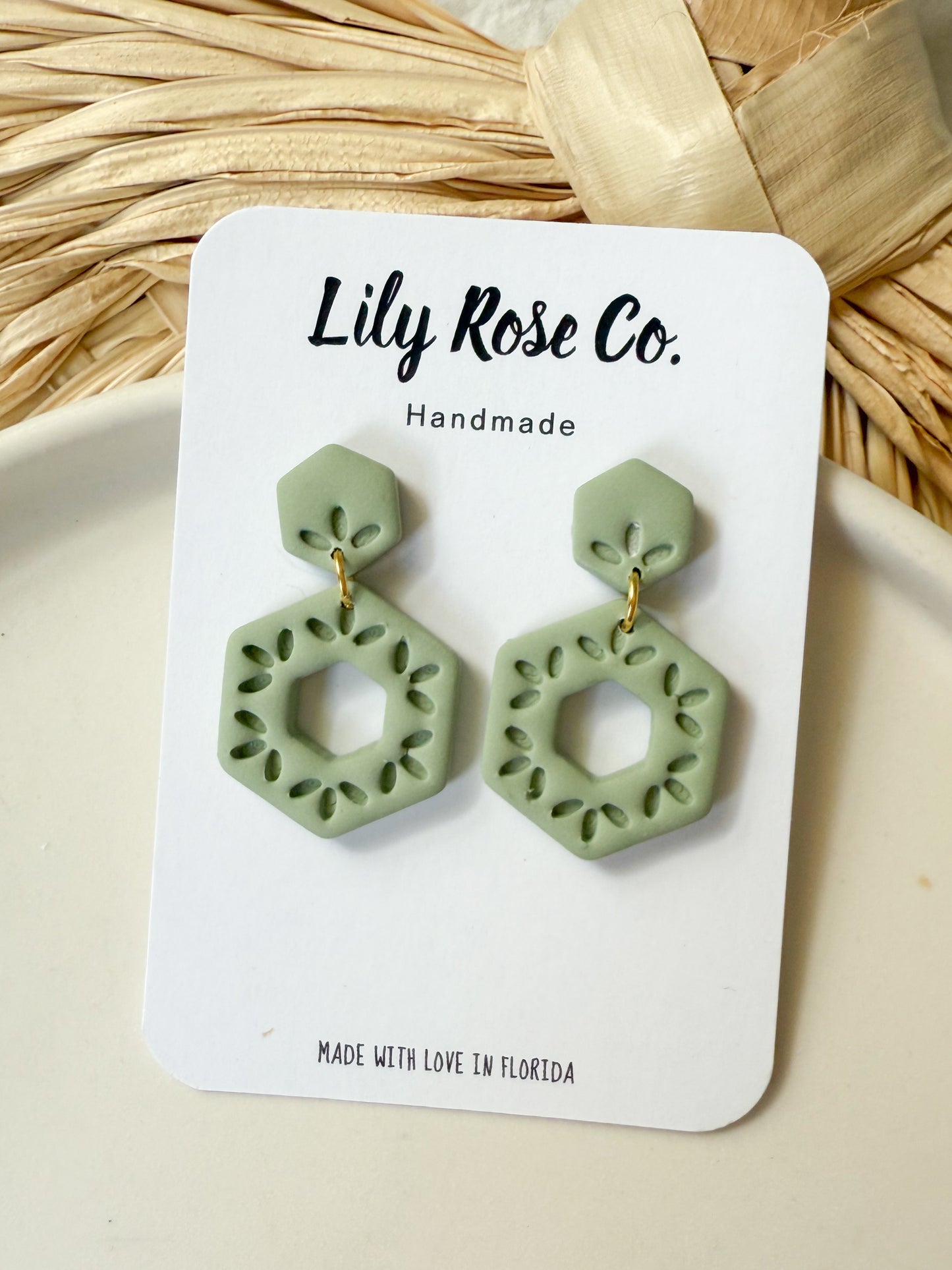 Sage Green Earrings