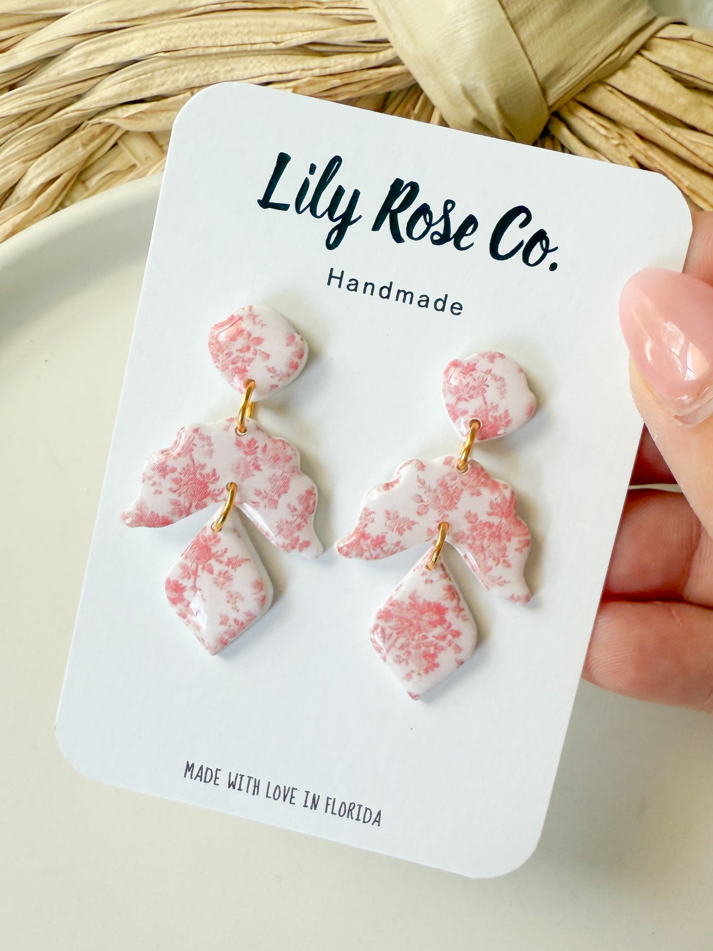 Pink Porcelain Floral