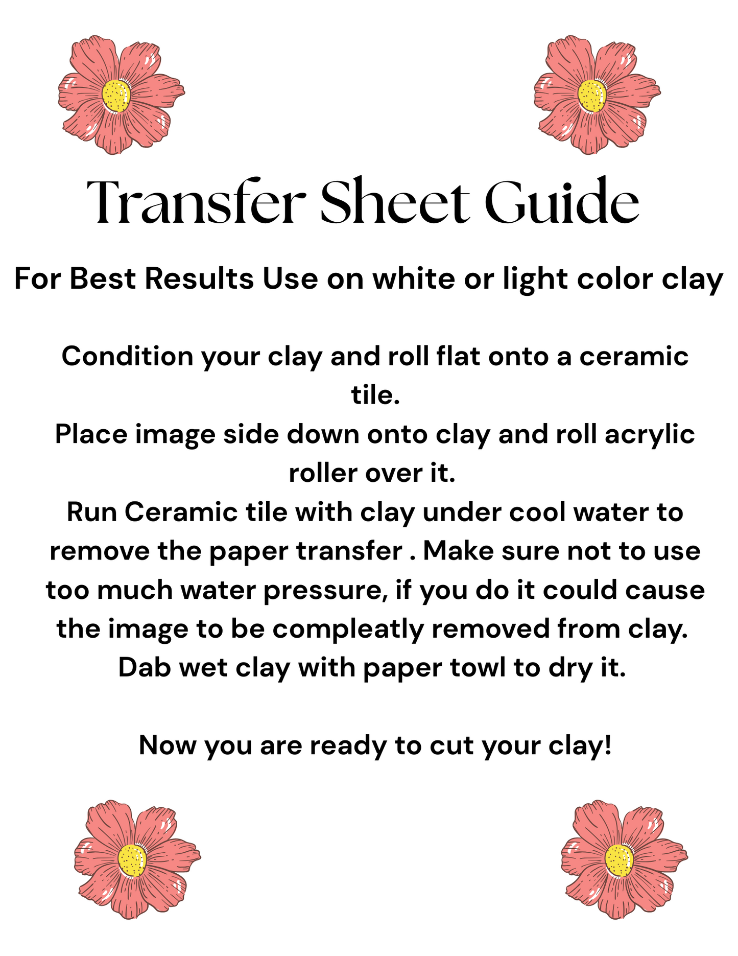 Transfer Sheets 18