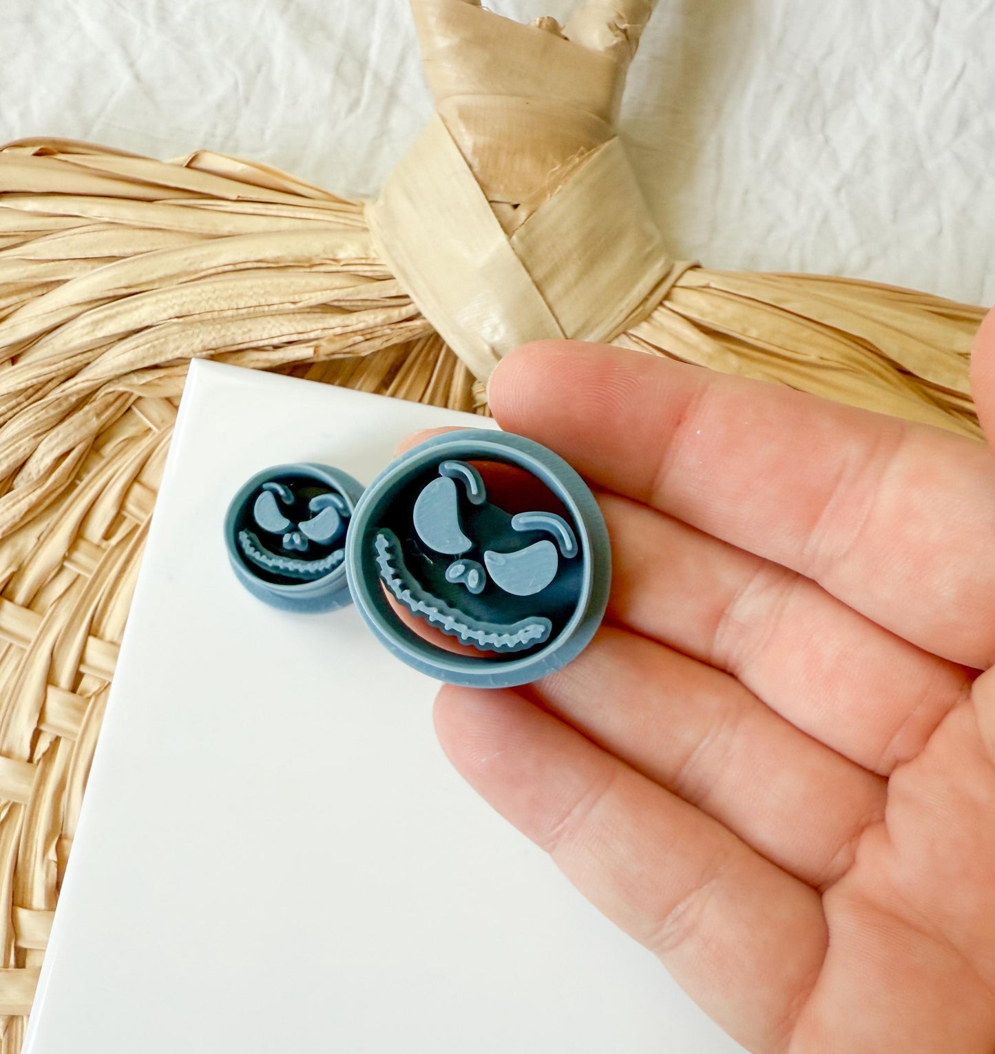 Skeleton Face Cutter /Clay Cutters / Halloween Clay Cutters