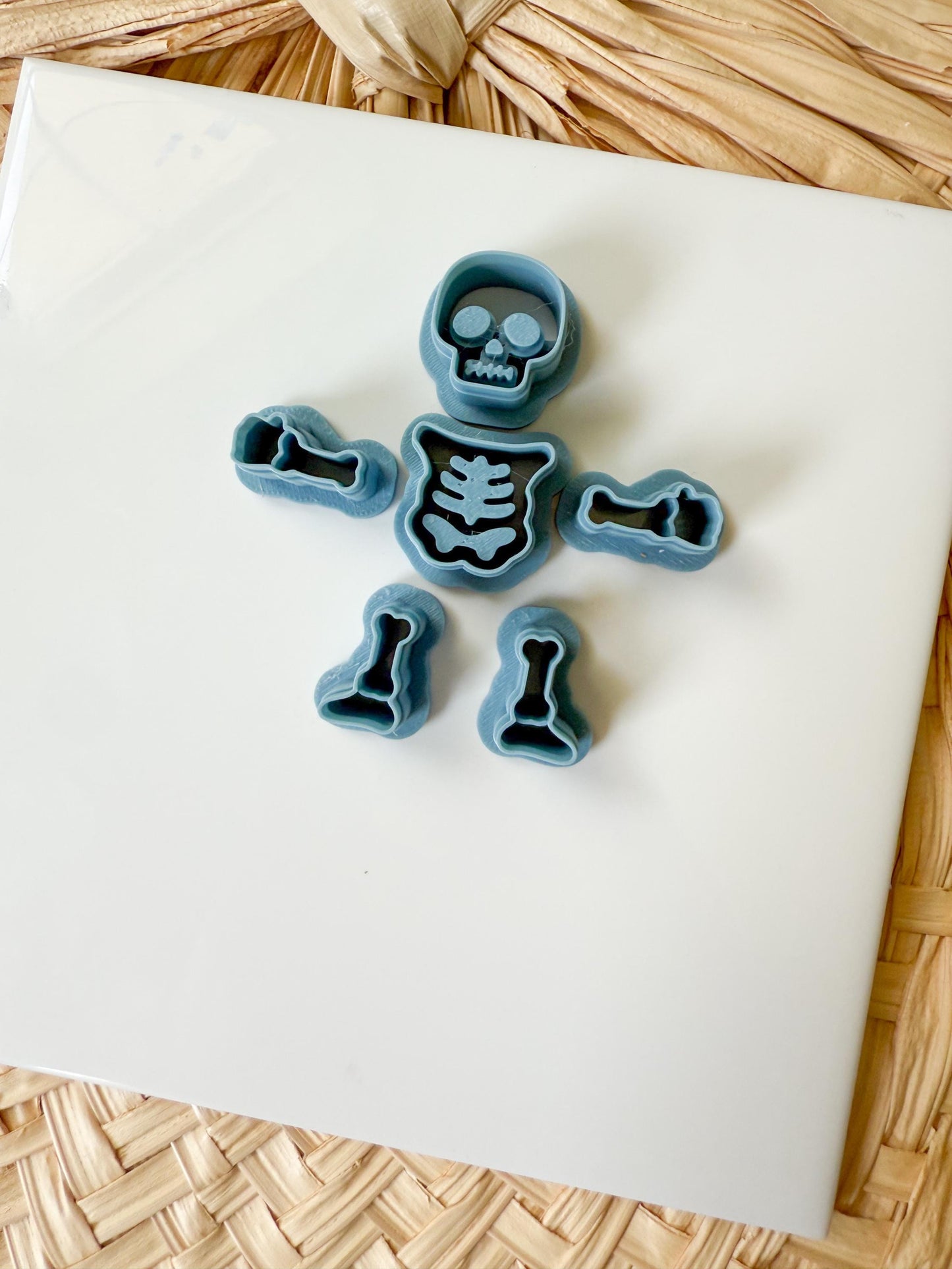 Skelaton Clay Cutter /Clay Cutters / Halloween Clay Cutters / Fall Clay