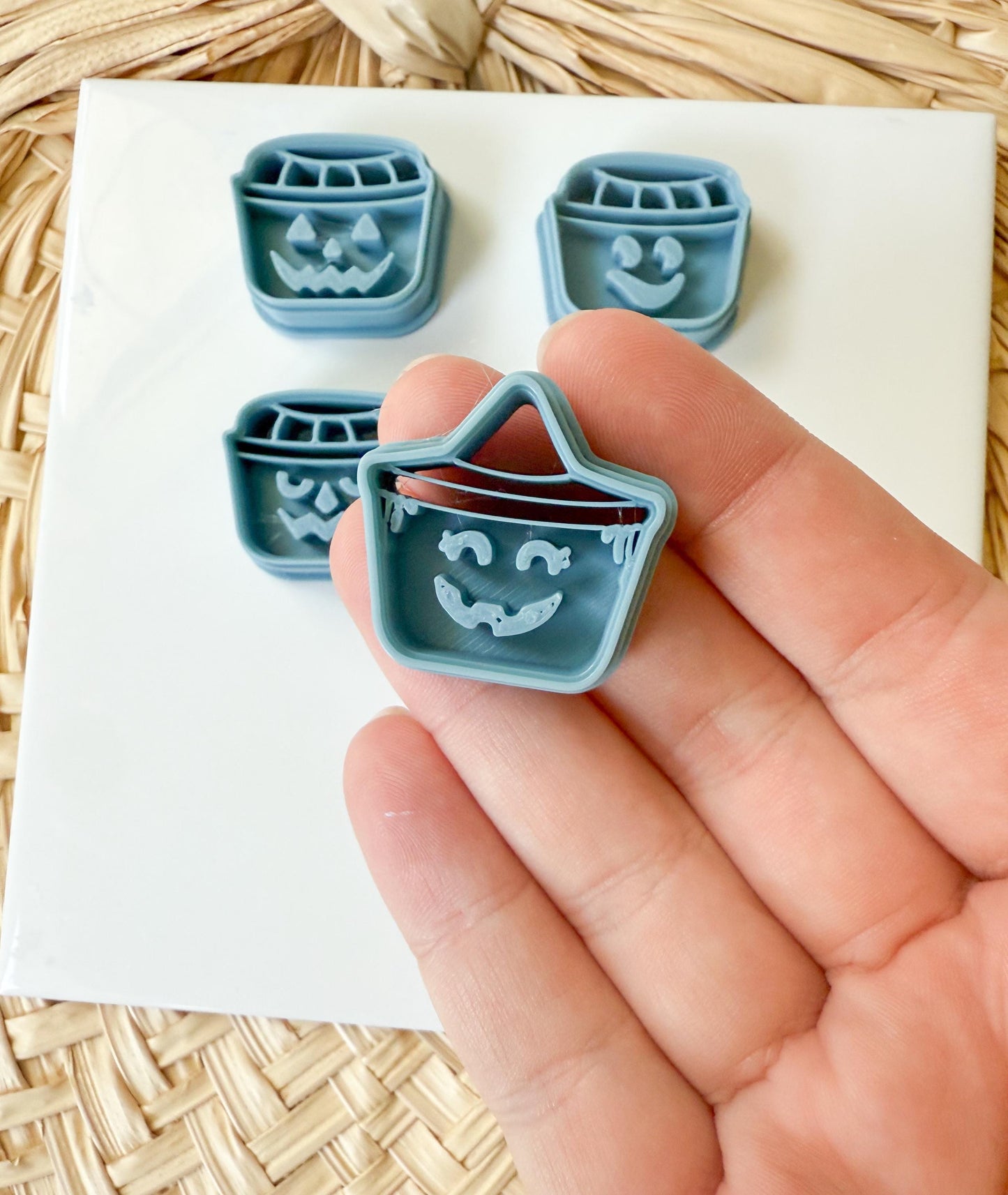 Candy Bucket Cutter /Clay Cutters / Halloween Clay Cutters