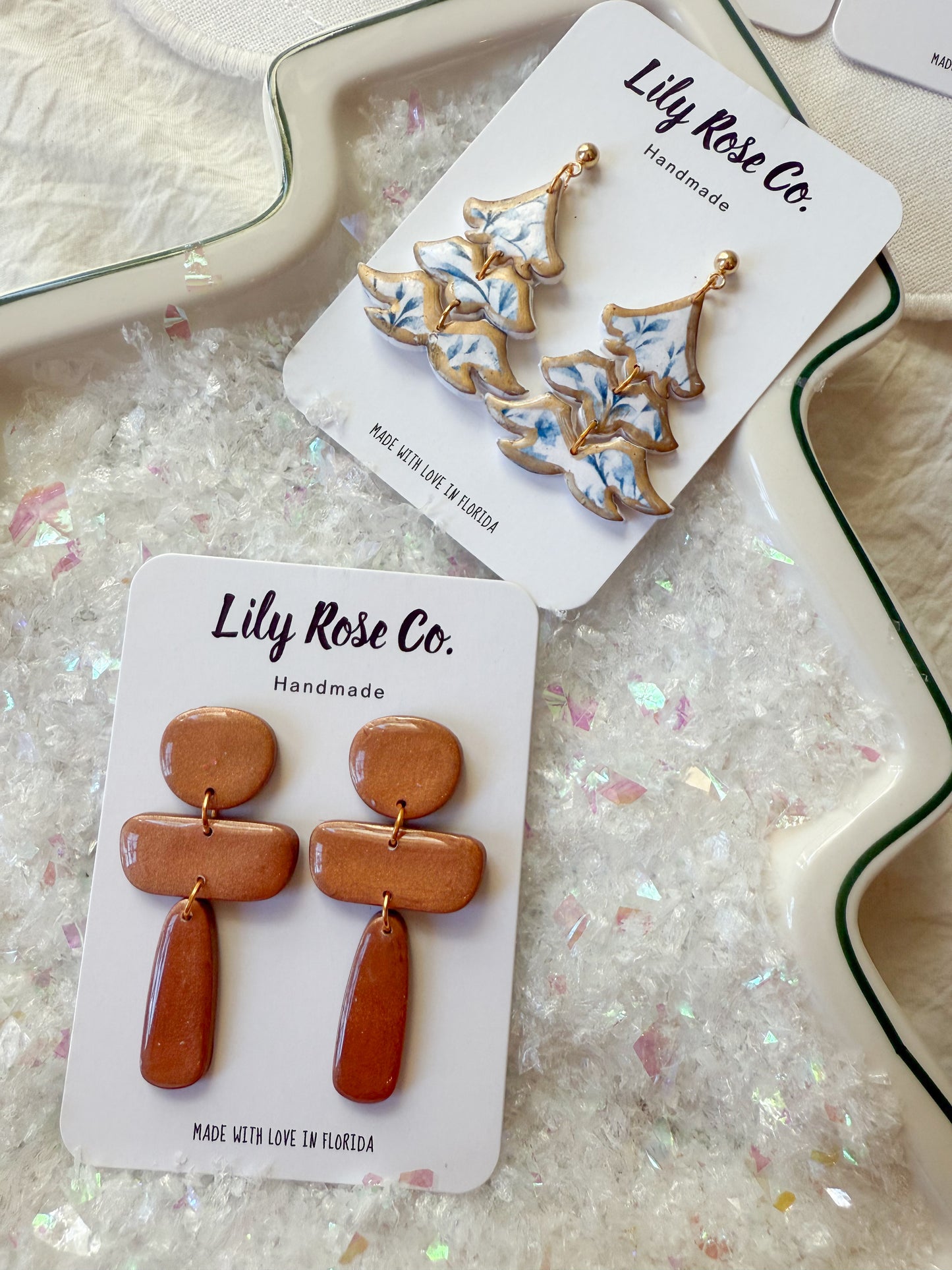 Chocolate Brown Statement Earrings