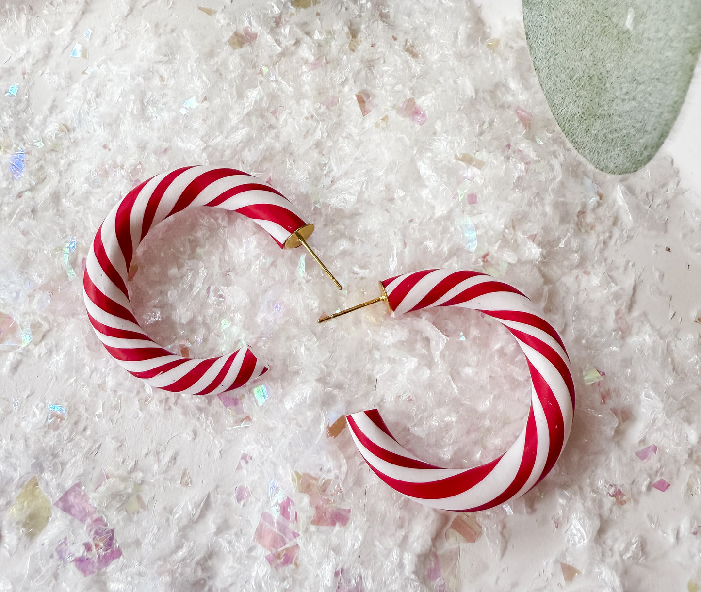 Candy Cane Hoops