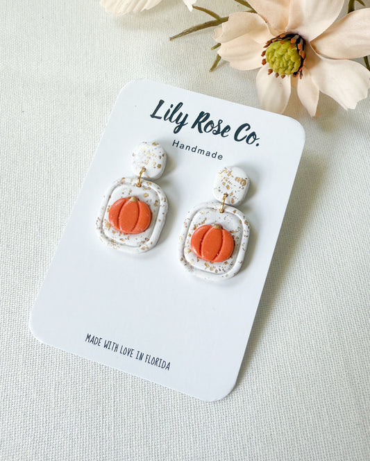 Fall Pumpkin Dangles