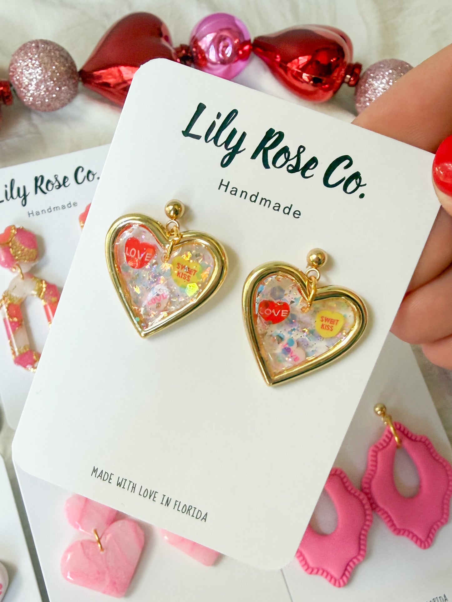 Conversation Heart Earrings