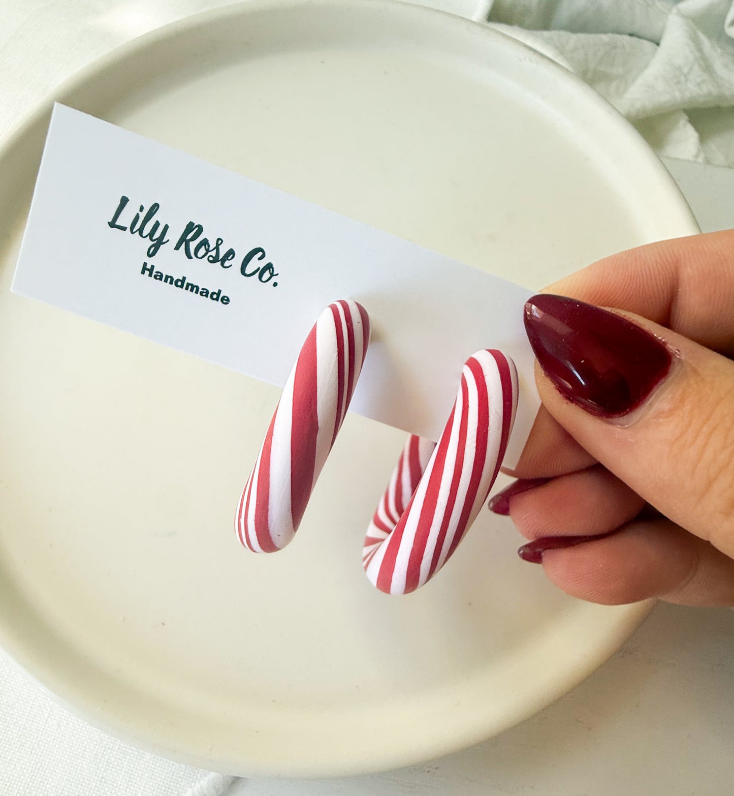Peppermint Hoops