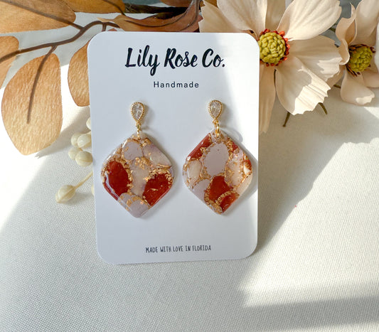 Fall Stone Mix Dangles