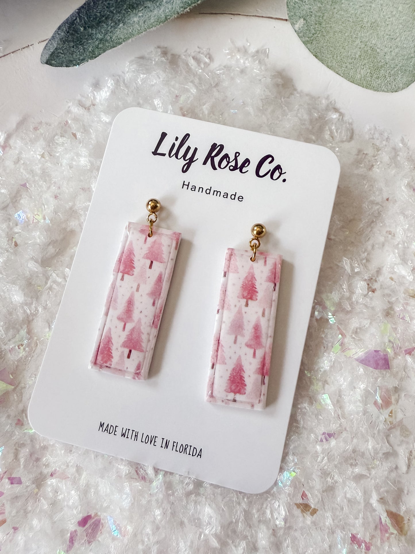 Holiday Print Earrings