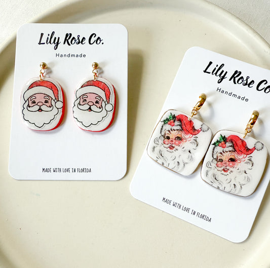 Santa Face Dangles