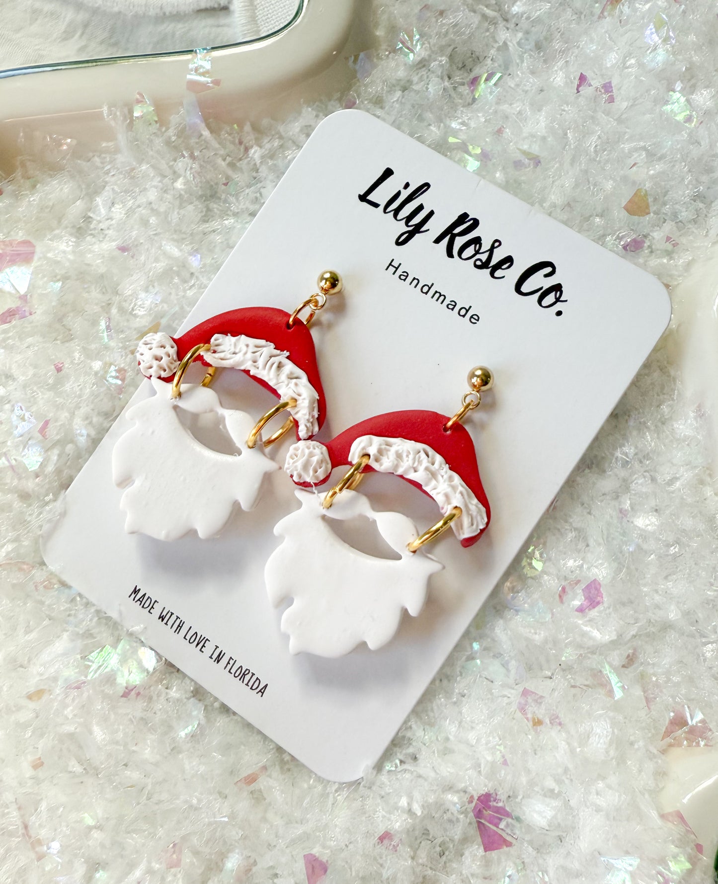 Santa Earrings