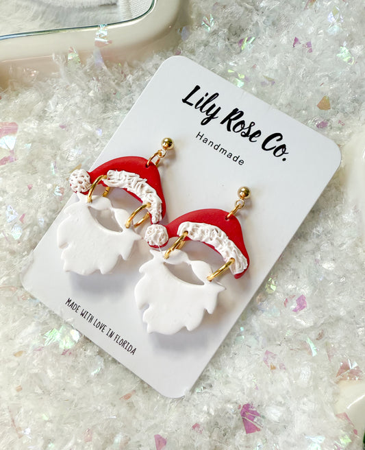 Santa Earrings