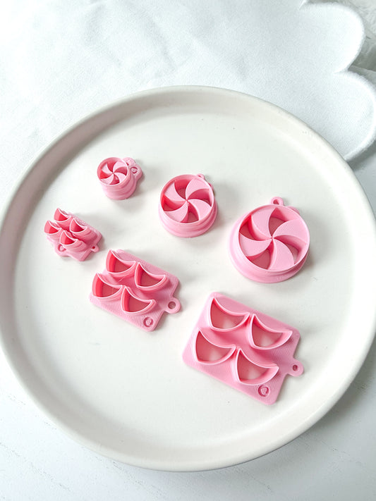 Peppermint Swirl Clay Cutter