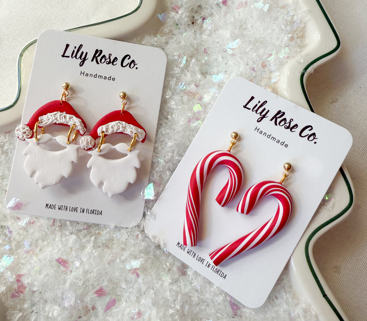 Santa Earrings