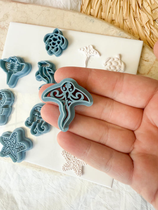 Stingray Clay Cutter /Clay Cutters / Sea Life