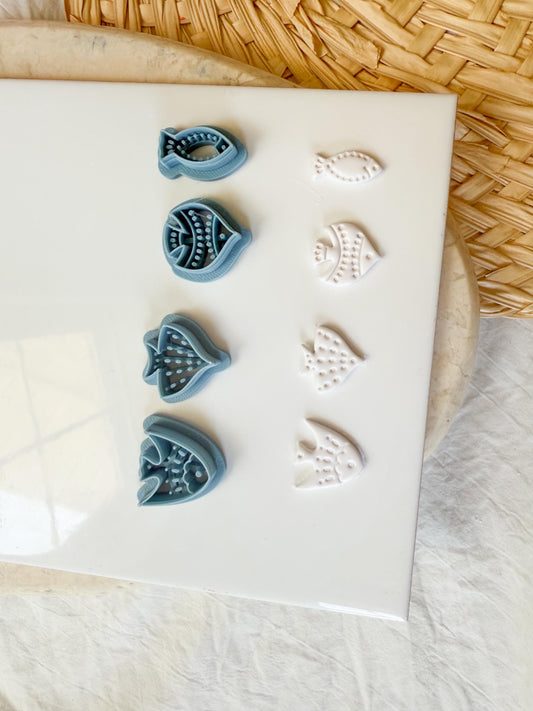 Fish Stud Clay Cutters /Clay Cutters / Sea Life