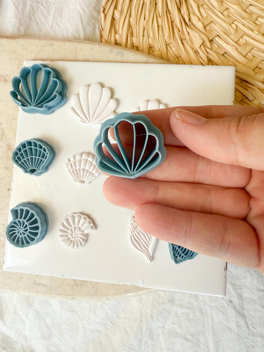 Shell Clay Cutter / Clay Cutters / Polymer Clay / Shell Style 3