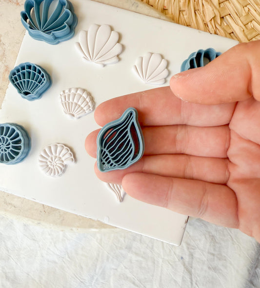 Conch Shell Clay Cutter / Clay Cutters / Polymer Clay / Shells