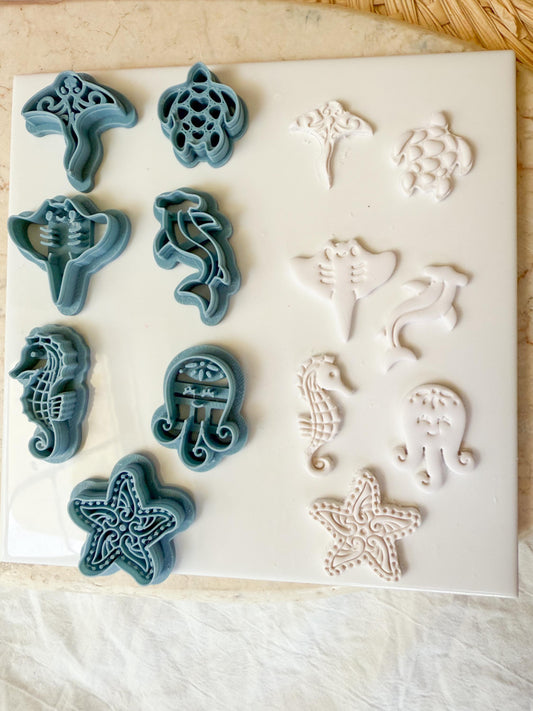Starfish Clay Cutters /Clay Cutters / Sea Life