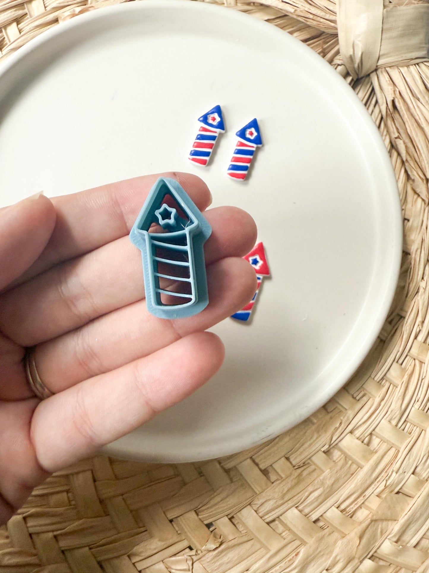 Firework Clay Cutter /Clay Cutters / USA / Fourth Of July Cutter