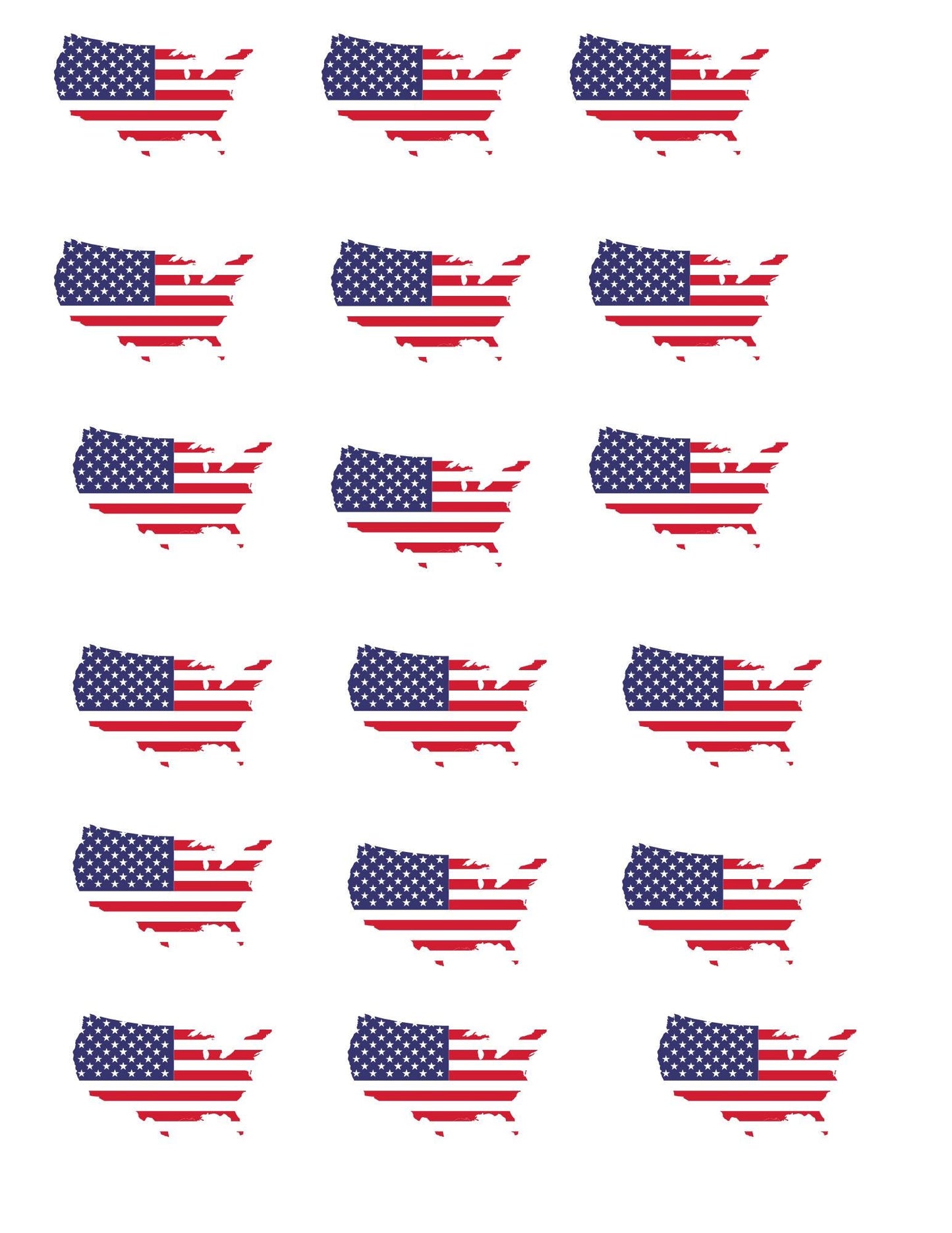 USA Map Clay Cutter / Clay Cutters / USA / Fourth Of July Cutter
