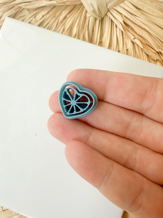 Lemon Heart Clay Cutter / Clay Cutters / Polymer Clay