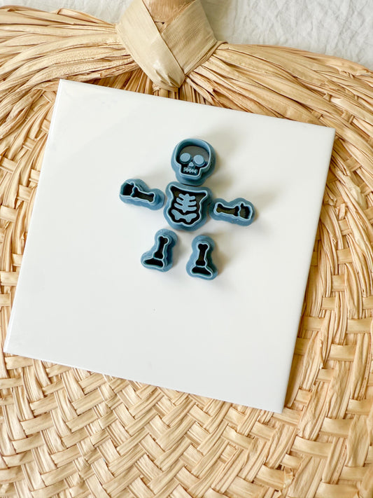 Skelaton Clay Cutter /Clay Cutters / Halloween Clay Cutters / Fall Clay