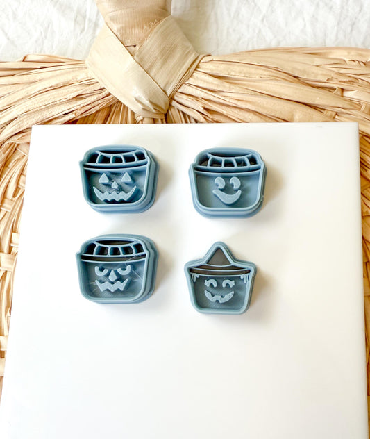 Candy Bucket Cutter /Clay Cutters / Halloween Clay Cutters