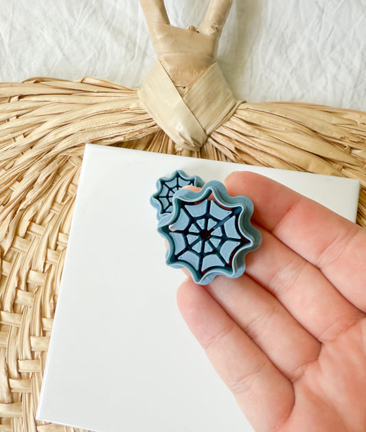 Spider Web Clay Cutter /Clay Cutters / Halloween Clay Cutters / Fall Clay