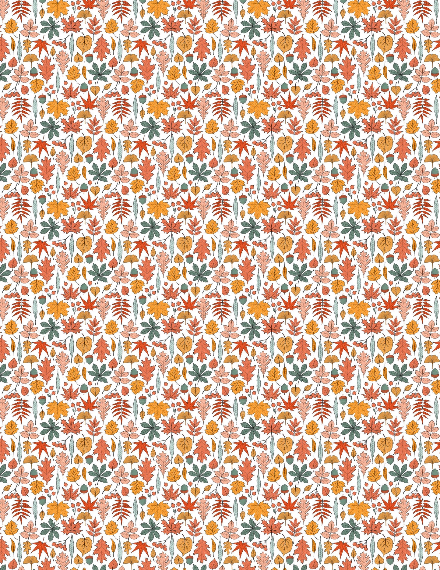 Fall Leaf Print / Transfer Sheets / Clay Transfer Sheets